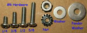 6/32 x 1/4 Phillips Screw