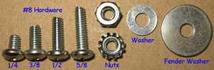 8/32 x 1/4 Phillips Screw